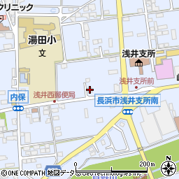 滋賀県長浜市内保町2436周辺の地図