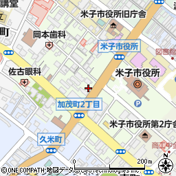 鳥取県米子市加茂町周辺の地図