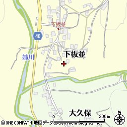 滋賀県米原市下板並450周辺の地図