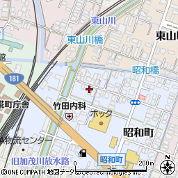 鳥取県米子市昭和町周辺の地図