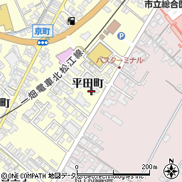 島根県出雲市平田町2082-1周辺の地図