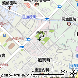 鳥取県米子市法勝寺町周辺の地図