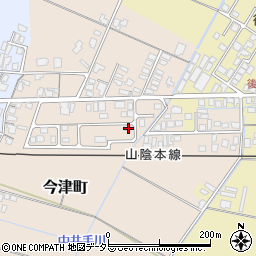 島根県安来市今津町823周辺の地図