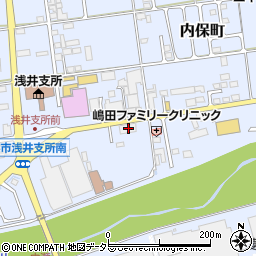 長浜信用金庫浅井支店周辺の地図