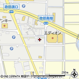 岐阜県本巣市政田1557周辺の地図