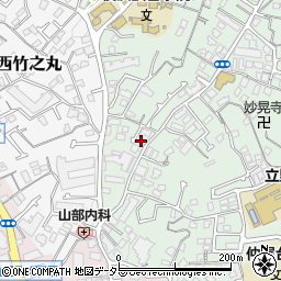 神奈川県横浜市中区竹之丸123周辺の地図
