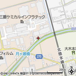 長浜ジェイフィルム株式会社　本社周辺の地図