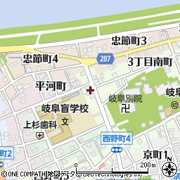 岐阜県岐阜市天神町14周辺の地図