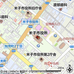 米子市役所　消費生活相談室周辺の地図