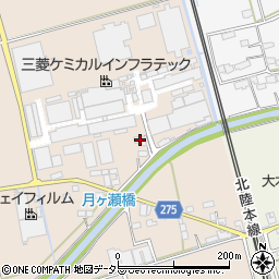 滋賀県長浜市月ヶ瀬町22周辺の地図