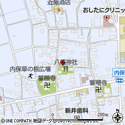 滋賀県長浜市内保町1272周辺の地図