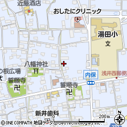 滋賀県長浜市内保町1158周辺の地図