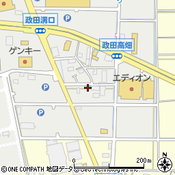 岐阜県本巣市政田1560周辺の地図