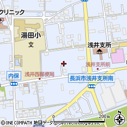 滋賀県長浜市内保町2437周辺の地図