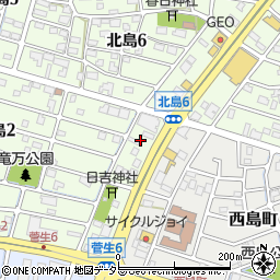和食レストラン 釜寅 岐阜北店周辺の地図