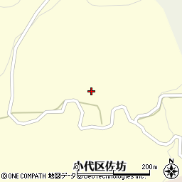 兵庫県美方郡香美町小代区佐坊134周辺の地図