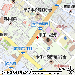 吉野家 米子市役所前店周辺の地図