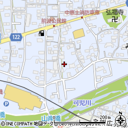 岐阜県可児市中恵土2082周辺の地図