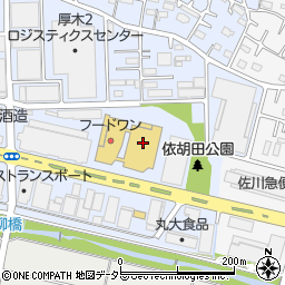 ヤマダデンキテックランドダイクマヤマダ厚木店周辺の地図