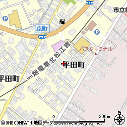 島根県出雲市平田町2056-7周辺の地図