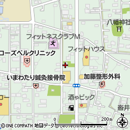 弥勒寺周辺の地図