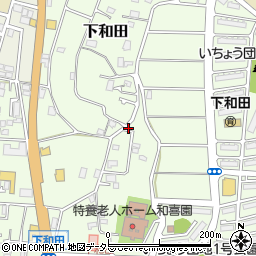 神奈川県大和市下和田周辺の地図