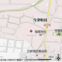 滋賀県高島市今津町桂周辺の地図