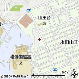 永田山王台公園周辺の地図