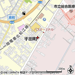 島根県出雲市平田町2090-4周辺の地図