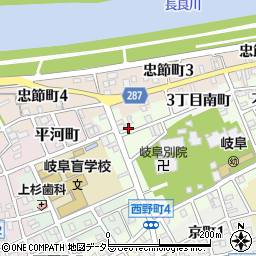 岐阜県岐阜市天神町54周辺の地図