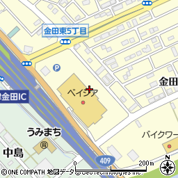 １００円ショップセリア　ベイシア木更津金田店周辺の地図
