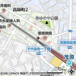 千葉県茂原市高師761-7周辺の地図