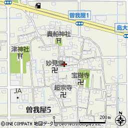 岐阜県岐阜市曽我屋1600周辺の地図