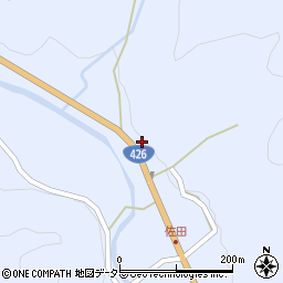 兵庫県豊岡市但東町佐田869周辺の地図