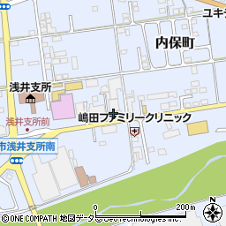 滋賀県長浜市内保町2813周辺の地図