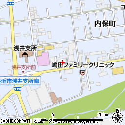 滋賀県長浜市内保町2818周辺の地図