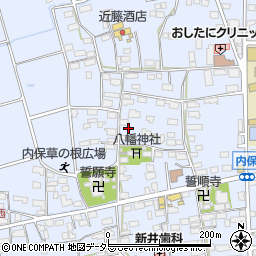 滋賀県長浜市内保町1274周辺の地図
