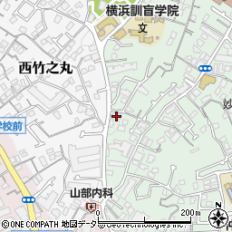 神奈川県横浜市中区竹之丸120周辺の地図