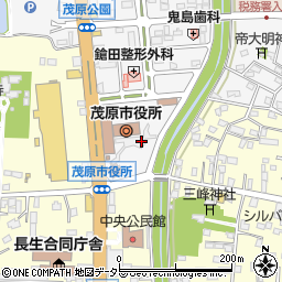 茂原市役所総務部　秘書広報課周辺の地図