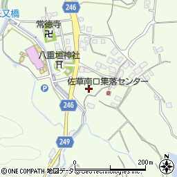 島根県松江市佐草町周辺の地図