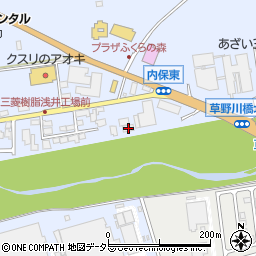 滋賀県長浜市内保町256周辺の地図