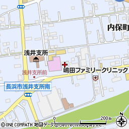 滋賀県長浜市内保町2507周辺の地図