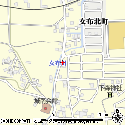 京都府舞鶴市女布832周辺の地図