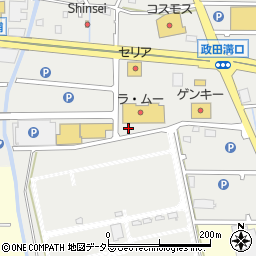 岐阜県本巣市政田1492周辺の地図