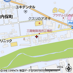 滋賀県長浜市内保町294周辺の地図