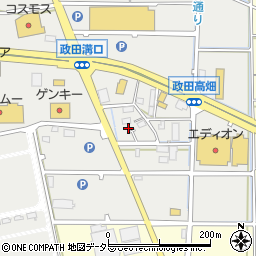 岐阜県本巣市政田1573-7周辺の地図