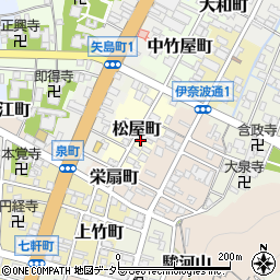 岐阜県岐阜市松屋町57周辺の地図