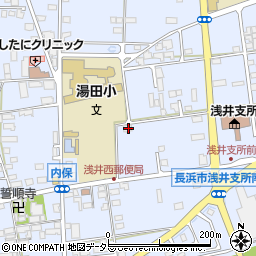 滋賀県長浜市内保町2444周辺の地図
