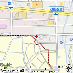 岐阜県本巣市政田1905周辺の地図