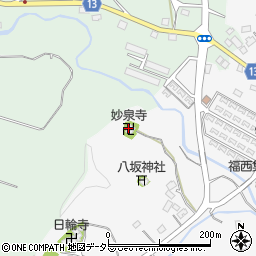 妙泉寺周辺の地図